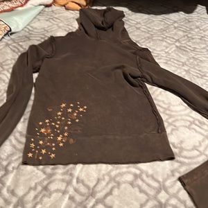 Medium Filter Black/Brown and Gold Hoodie size M like nwot!